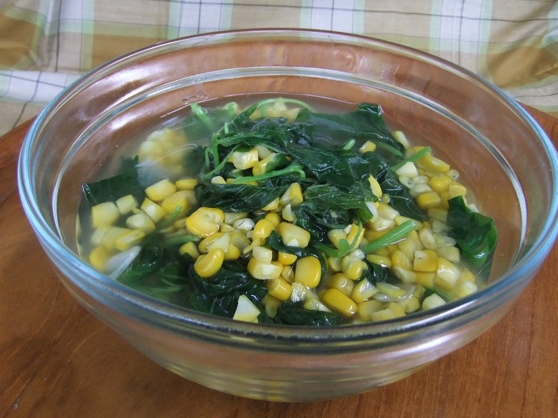 Sayur Bayam Jagung