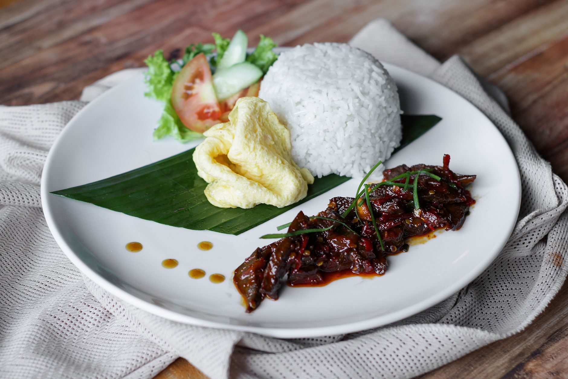 Telur Dadar Padang Mini