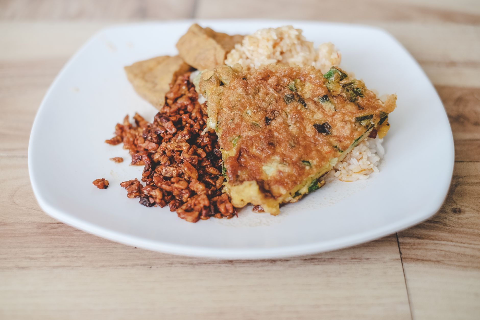 Tumis Kacang Panjang Tempe
