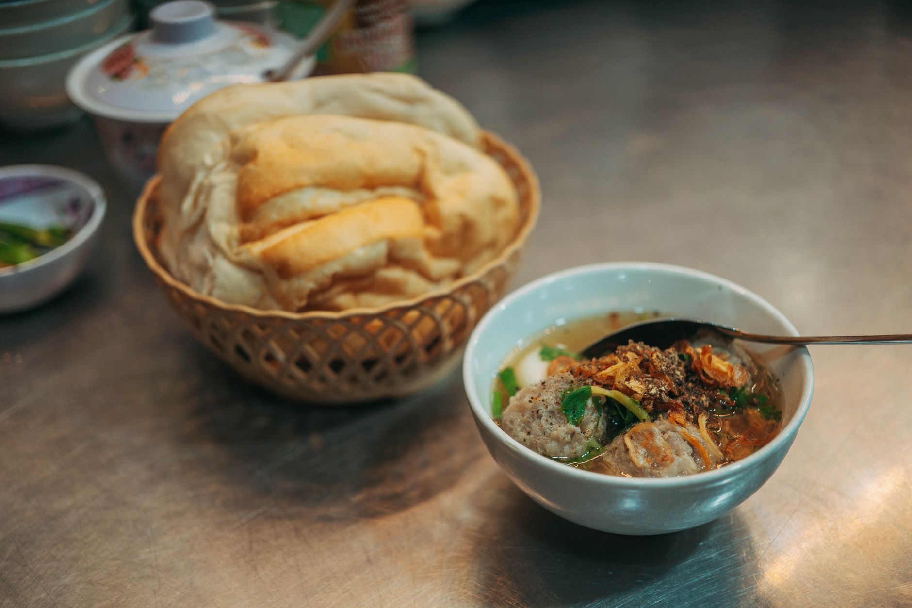 Tumis Sawi Putih Bakso